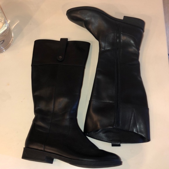 Vionic Mayes Black Leather Boot 85 